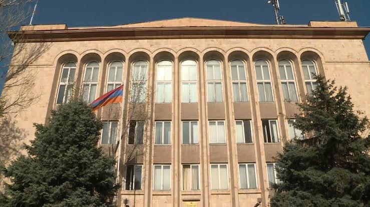 Здание Конституционного суда Армении в Ереване, где будет оглашено решение по выборам