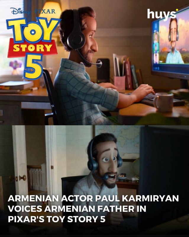 В мультфильме Toy Story 5 появятся персонажи-армяне и диалог на армянском