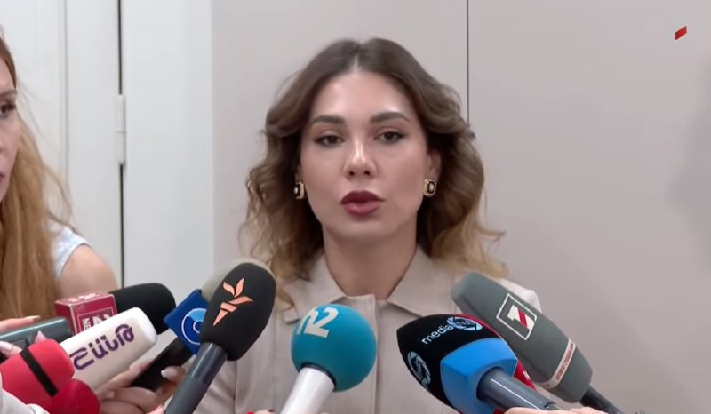 Србуи Галян на брифинге о новой Конституции Армении
