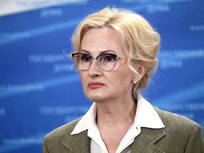 Ирина Яровая выступает с заявлением о ценности человека в России