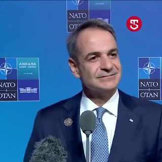 Кириакос Мицотакис на пресс-конференции, Греция
