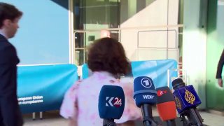 Кая Каллас на рабочем завтраке по Армении в Гегаркунике