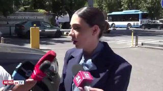 Министр юстиции РА Србуи Галян на брифинге в Конституционном суде