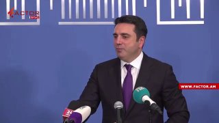 Ален Симонян во время предвыборной поездки в Гегаркуник