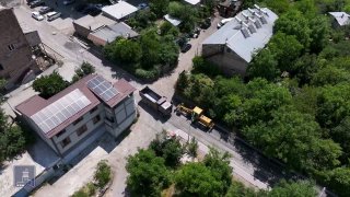 Строительство дороги в Чаренцаване, Гегаркуник