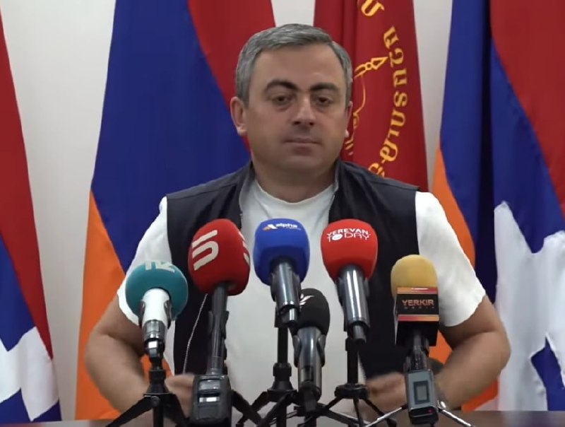 Ишхан Сагателян на пресс-конференции