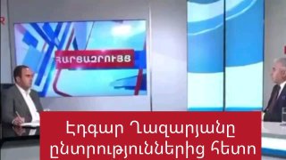 Эдгар Казарян на выборах в Совет старейшин Севана