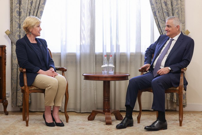 Встреча вице-премьера Армении Мгера Григоряна с послом Эстонии в Ереване