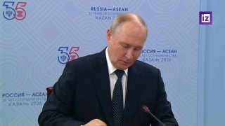 Владимир Путин и Хакан Фидан на встрече в Казани