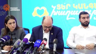 Араик Арутюнян на пресс-конференции в Ереване